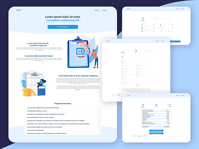 Settlement calculator prototype calculator chile digitalproductdesign form design ui ui ux ui design uidesign uiux ux uxdesign uxui webdesign