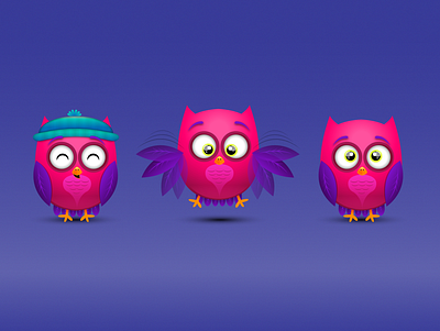Owls illustration