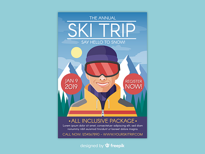 Ski Trip illustration