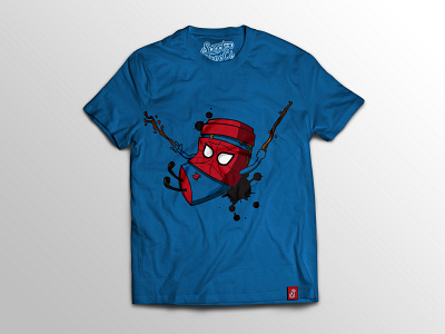 Your Friendly Neighbourhood Coffee Shirt card cartoon cartoon character cartoon logo coffee art graphic tees pop culture spider man spiderman