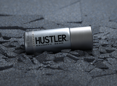 Hustler deodorant Ad _ Voronoi Fracture experiment branding cinema4d composition minimal product redshift