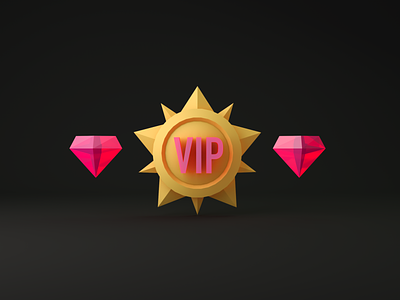 VIP c4d design icon ios logo ui