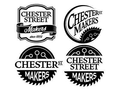 Maker Logo Concepts branding diy logo logodesign maker woodshop woodworking