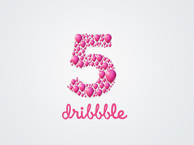 Dribbble 5th Anniversary 5th anniversary dribbble