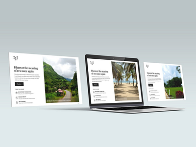 Tourist Agency landing page