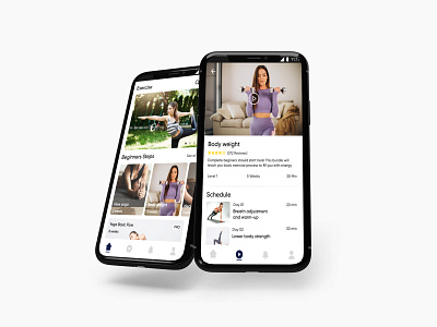 Fitness Mobile App Design
