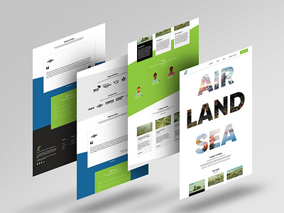 logistics website design