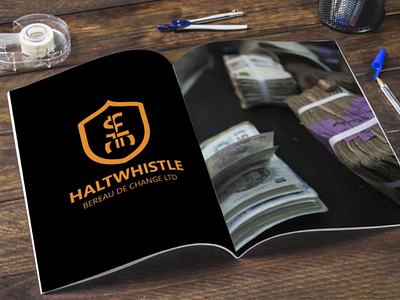 HALTWHISTLE BUREAU DE CHANGE LOGO DESIGN branding logo design