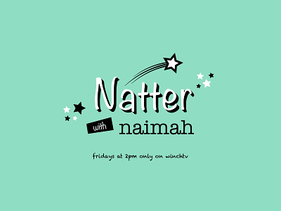 Natter with Naimah - Title Sequence animation branding broadcast colour flat graphic design motion motion graphics title sequence titles tv type typography