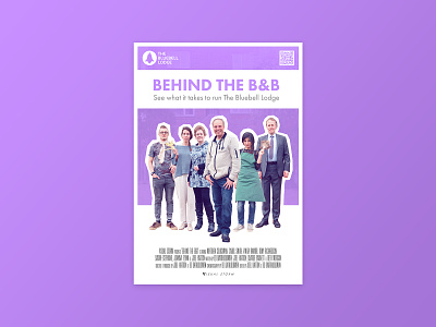 Behind The B&B - Poster branding colour flat graphic design photo photoshop poster poster design type typography