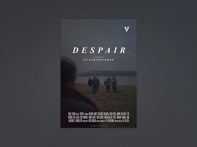 Despair - Poster branding cinema cinematic colour colour correction dark enhancement film graphic design photo photoshop poster poster design retouching type typography