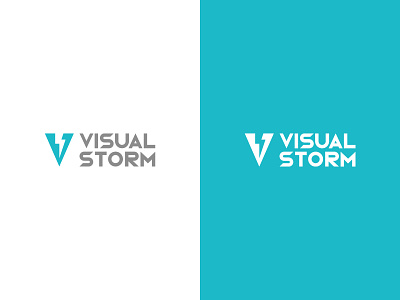 Visual Storm - Logo brand brand identity branding clean colours design graphic design illustration illustrator logo mark typography vector