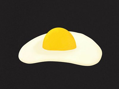 On The Sunny Side art black childrens illustration cooking cracked design egg floating food fried graphicdesign illustration shell simple space sun sunny side yellow yoke