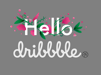 Hello Dribbble! design dribbble invite