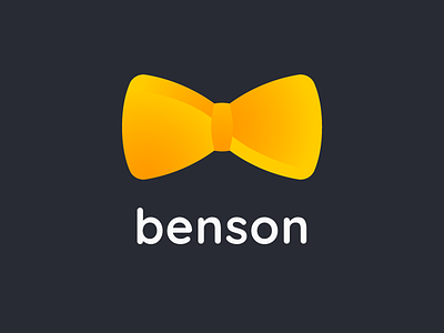 Benson Logo gradients logo vector
