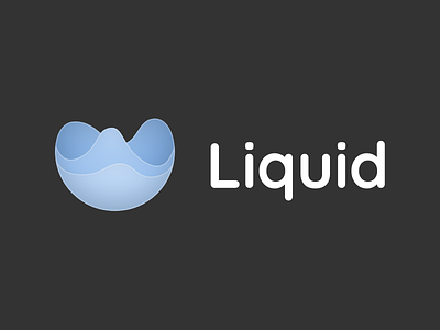 Liquid Logotype drop gradient liquid logo logotype prototype water