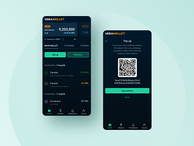 Crypto Wallet App android app clean crypto wallet currency exchange figma ios app mobile app mobile app design mobile ui navigation payment app ui design wallet app