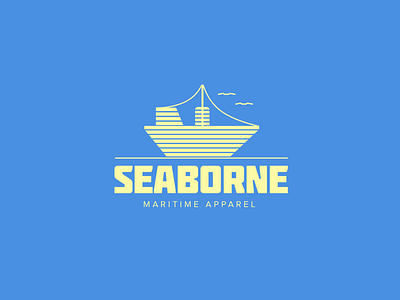 Seaborne branding design icon illustration logo sketch typography