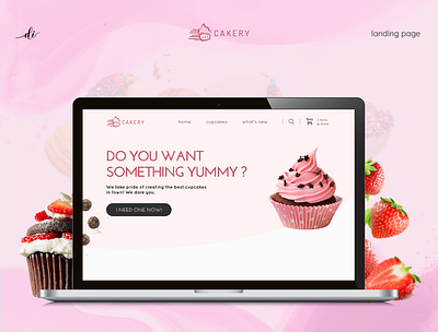 Bakery Web Design app design landing page landing page website ui ui design web design website