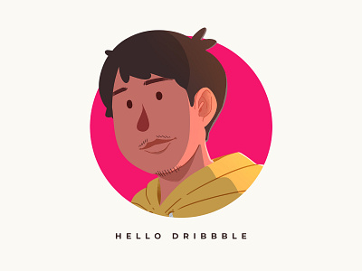Hello Dribble! avatars character illustration ui