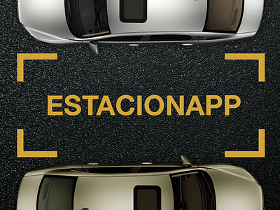 Estacionapp Branding cars estacionamiento parking road splash