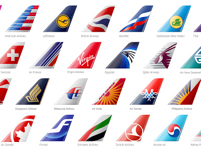 Tails of Airline Companies