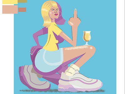 Britney - Honey Ale beer beer label brand identity branding britney cartoon character design engraving girl hookups illustration mexican vector