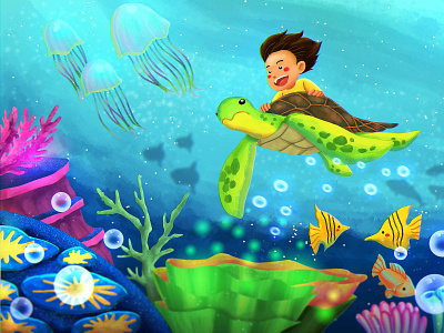 Rowan Sea Adventure character cute illustration kids kidsillustration storybook