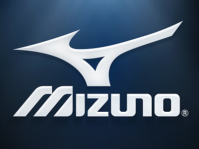 Mizuno Logo Treatment dark lighting logo shadow