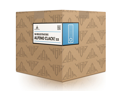 Packaging box cardboard draft packaging qrcode shipping sticker texture