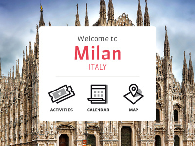 Welcome to Milan app italy milano travel