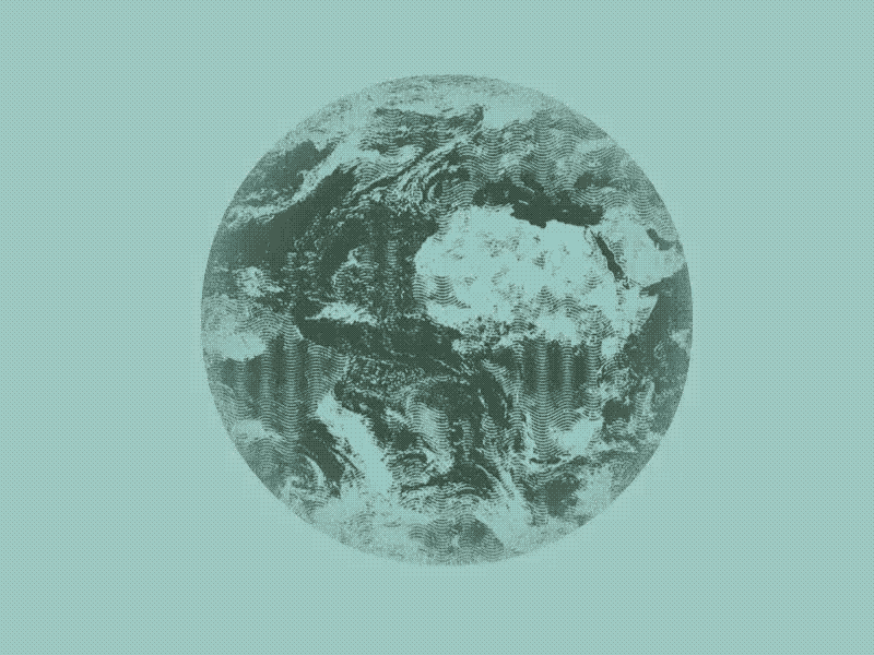 Rotating Earth animation css earth floating js line rotate rotation