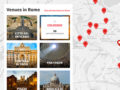 Venues in Rome activity attractions booking map marker musement rome ticket tour travel trip venue