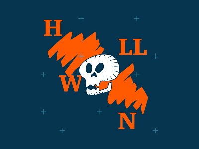 HLLWN halloween happy skull