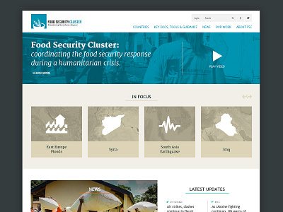 Food Security Cluster calendar cluster crisis events food home homepage humanitarian news security timeline updates