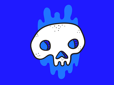 Skull doodle draw skelton skull tablet wacom