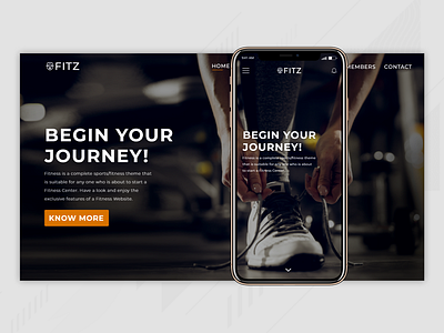 Fitness Concept - Web & iPhone App