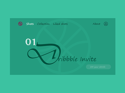 Dribbble-Invite adobe xd branding dribbble dribbble invitation dribbble invite invitation quickdesign ui web
