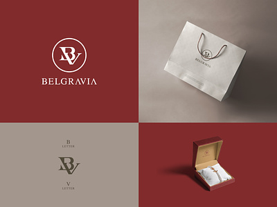 Belgravia - Brand Identity Design brand identity branding design initial logo logo logo design logodesign logomark logotype monogram logo