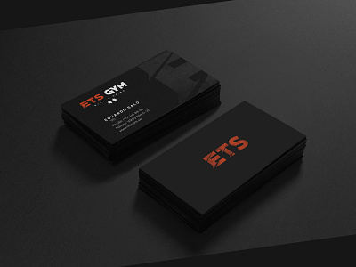 ETS GYM - BUSINESS CARD DESIGN