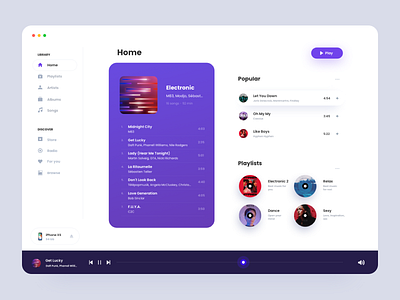 Player account app design app store design ios mobile app music onboarding player uidesign uxdesign