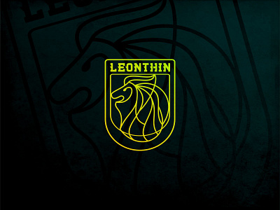 LEONTHIN 2 brand branding design flat icon identity illustration logo minimal vector