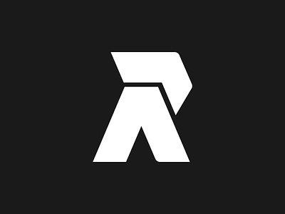 LETTER R AND A brand branding clean design flat identity logo minimal type typography