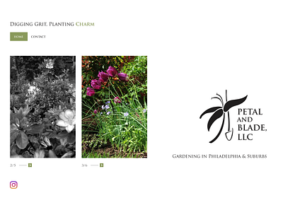 Minimalist website for a Professional Gardener! (Homepage) adobe photoshop dribbble first shot gardener gardening graphic design hello dribbble homepage image gallery image slider minimalistic uidesign website website design