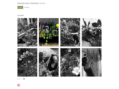 Minimalist website for a Professional Gardener! (Gallery)