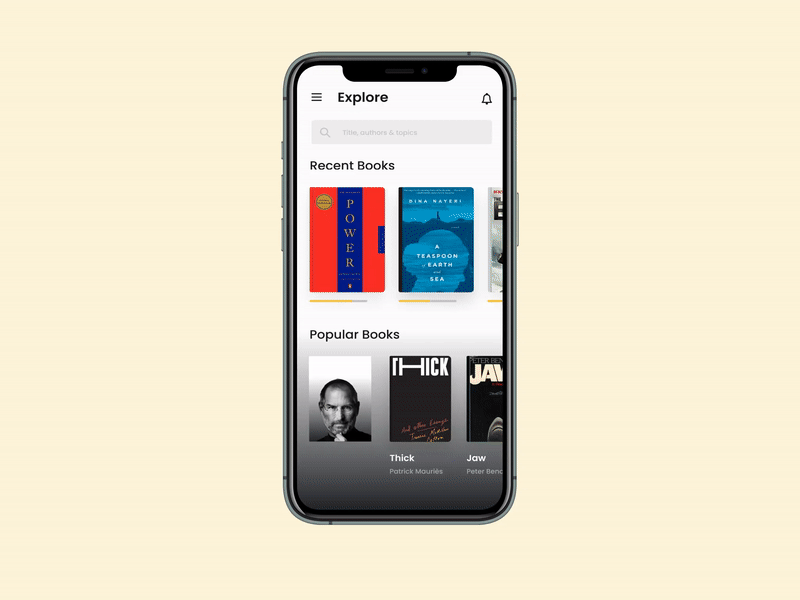 Book App Concept Interaction after effect aftereffects black book cover design figma mobile product ui ux ui design uidesign ux design vector visual designer