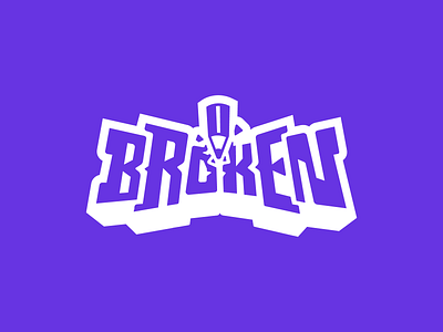 broken logo