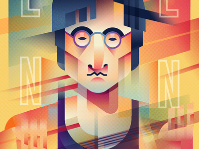 John lennon print lennon