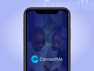 ConnectMe - Social Media App UI animation app blue ui chat experience gif launching screen login ui logo mobile app oneclickitconsultancy share signup ui social app social media app splash ui ux video
