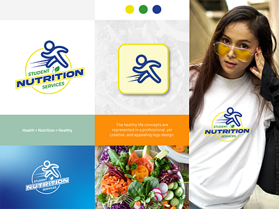 Nutrition Brand Identity Design branding clean design elegant fitness food graphic graphic design healthy icon identity logo logodesigns modern nutrition simple sketch vector vegetable